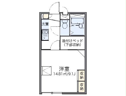 レオパレスFontaineの間取り
