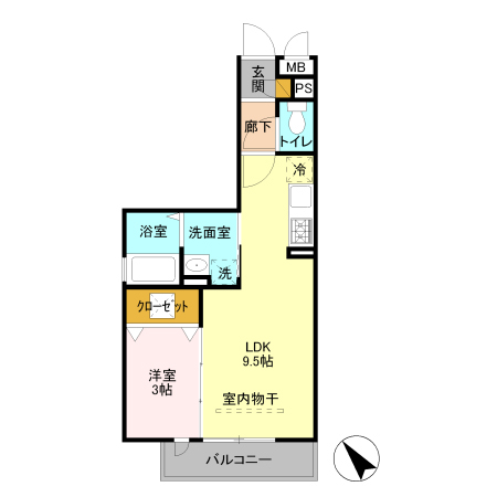 roi del'ours Ⅱの間取り