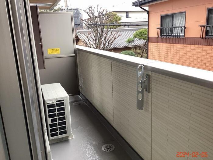 12/24 バルコニー