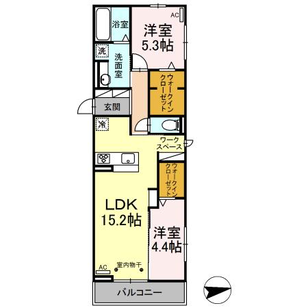 サンフォートの間取り