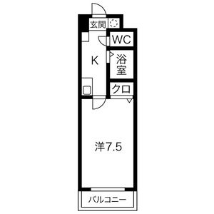 ベルメゾン上山手の間取り