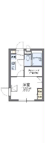 レオパレスFine ViewⅡの間取り