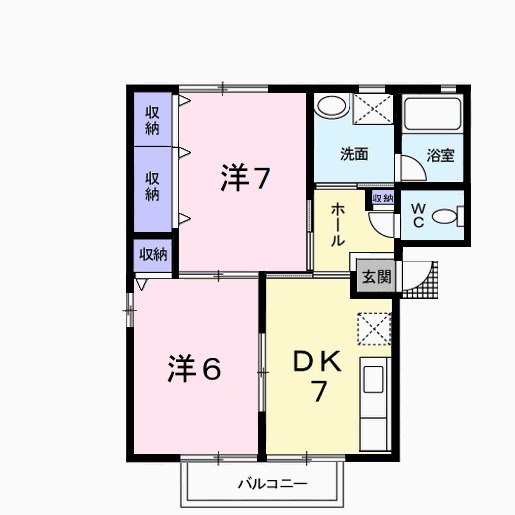第二ステーションハイツホンダの間取り