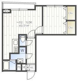 THE CLASS OMORI RESIDENCEの間取り