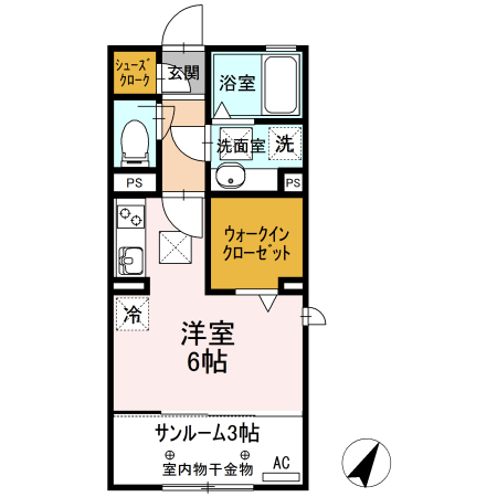 ロードサイド葵Ａの間取り