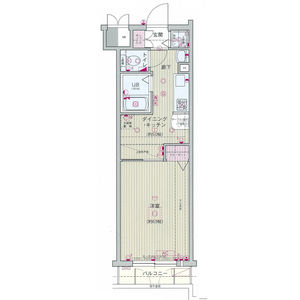 エステムコート京都河原町プレジールの間取り