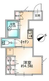 Maison Omble Verte B号室の間取り