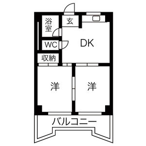 栄ファイブマンションの間取り