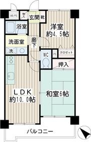アムール鶴見の間取り