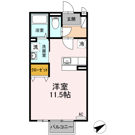 リヴェール司の間取り