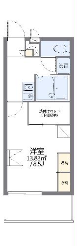 レオパレスOROKUⅡの間取り