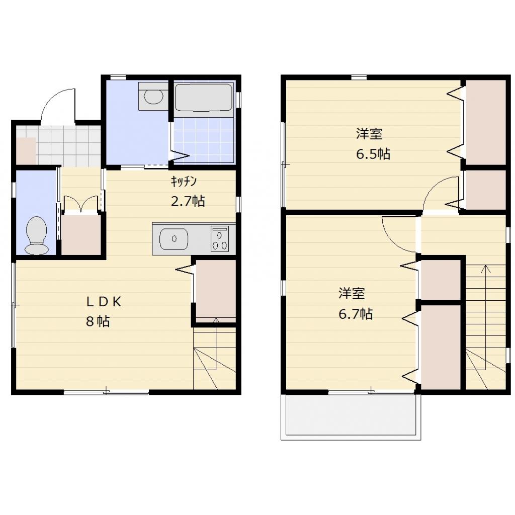 川口戸建の間取り