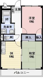 オウクレスト川添の間取り