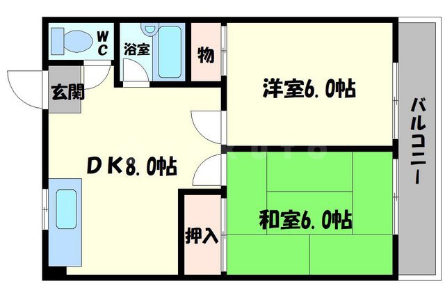 永本マンションの間取り