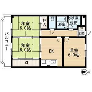 紫雲荘ビル(シウンソウビル)の間取り