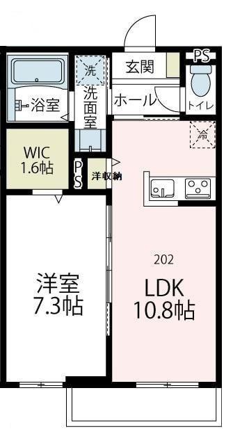 ヴァイセヴェレ鎌倉の間取り