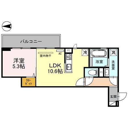 (仮称)D-room久世上久世町の間取り