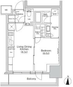ザ・パークハビオ亀戸の間取り