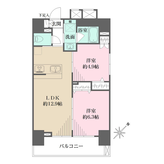 CrestHill文京千石の間取り