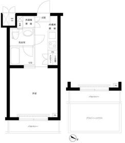 ルーブル笹塚弐番館の間取り