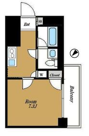 パレステュディオ日本橋東壱番館の間取り