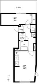 WHARF蒲田westの間取り