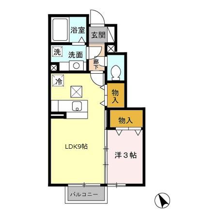 ローズコート城北の間取り