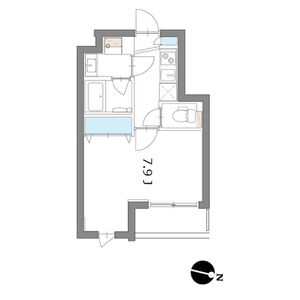 アリシアコート多摩川・403号室の間取り