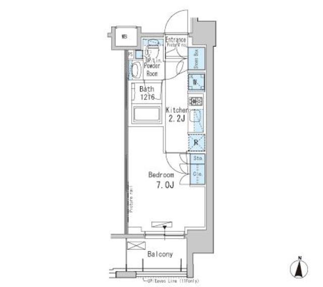 パークアクシス両国の間取り