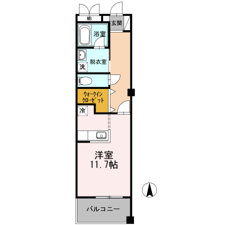 クレストEの間取り