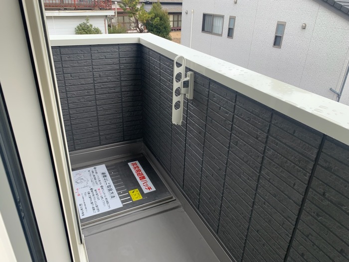 12/24 バルコニー