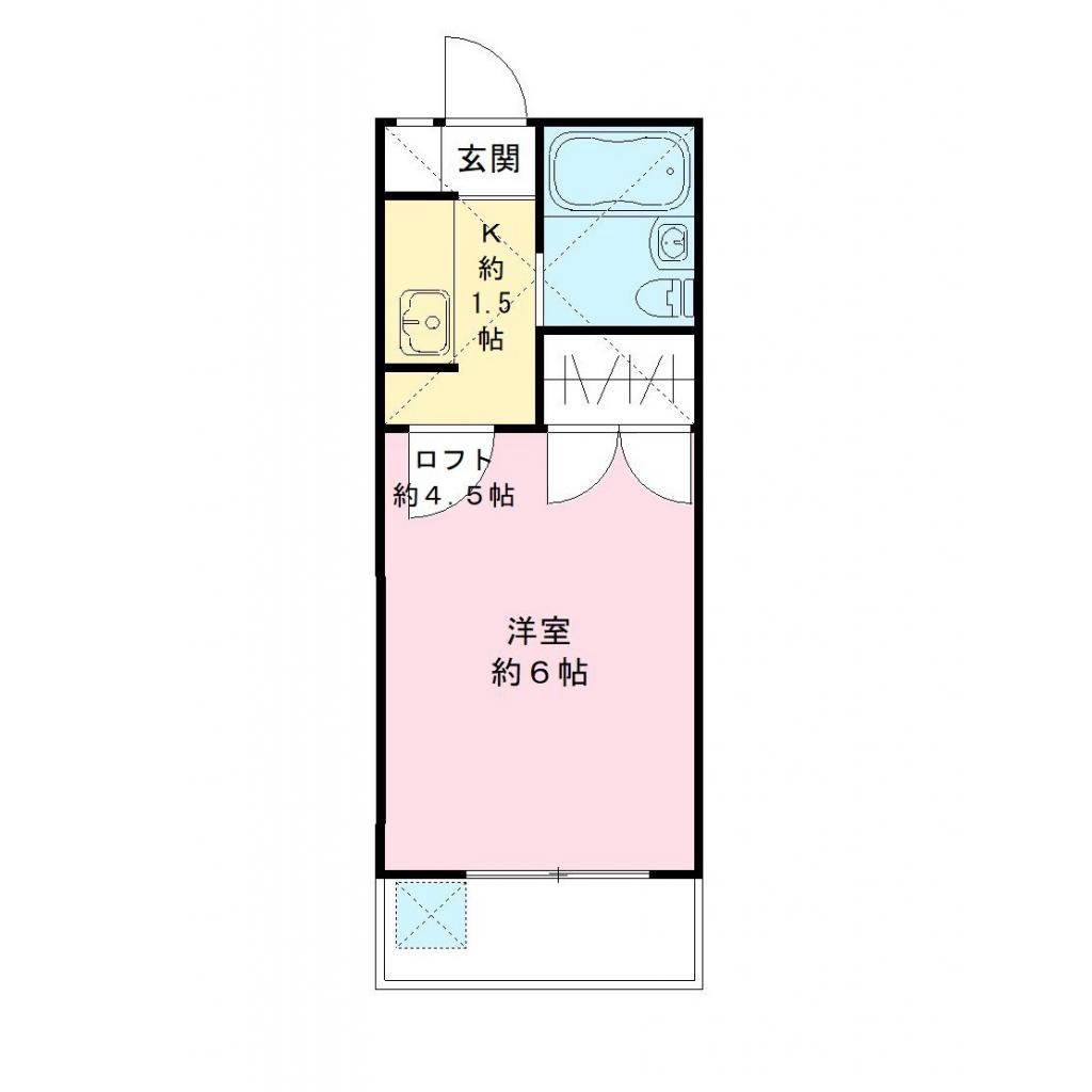 メゾン鎌ケ谷 B棟の間取り