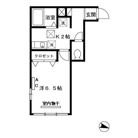 ニューソフィスリー弦巻の間取り