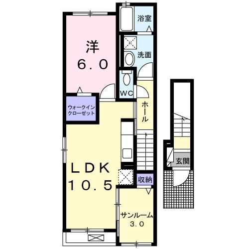 ガーデンスクエアⅡの間取り