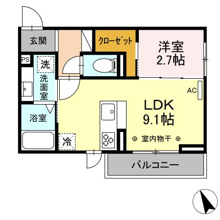 リアン ファミリオ 向陽の間取り