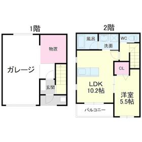 GARAGE Add One(ガレージ アド・ワン)の間取り