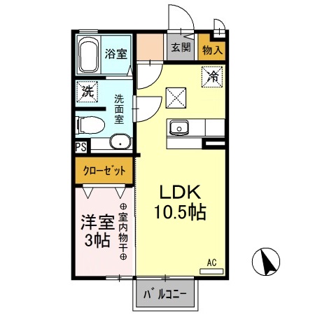 プランドール・Jの間取り
