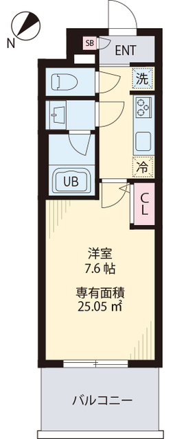 グランディール オアゾの間取り