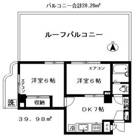 ハイコーポ明大前の間取り