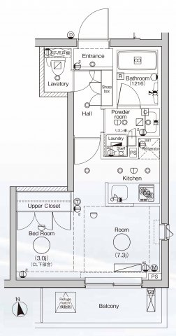 DIPS墨田RIVERSIDEの間取り