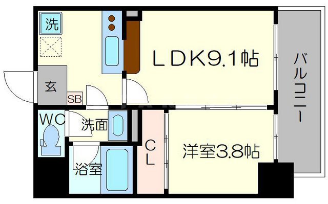 Felis塚本(フェーリス塚本)の間取り