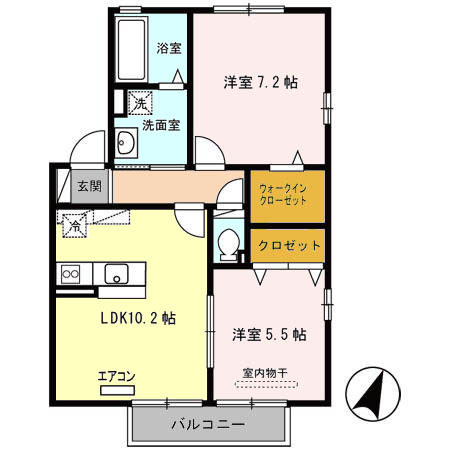 パドック Cの間取り