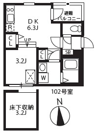 シアヴィータ名古屋の間取り