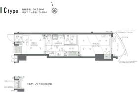 ＺＯＯＭ新宿夏目坂・503号室の間取り