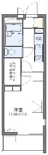 レオパレス扇の間取り