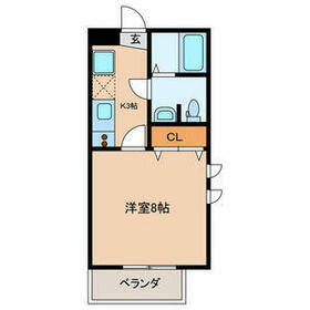 アロッジオ Kの間取り