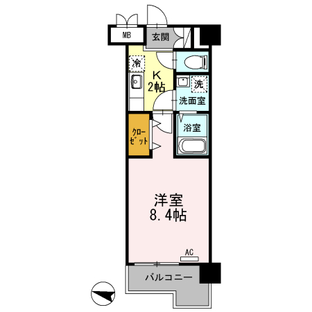 カーサフェリーチェ柴又の間取り