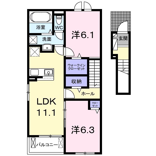 フリージアの間取り