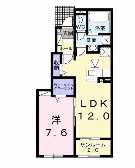 グラン ルミエの間取り