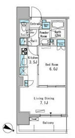 パークアクシス東十条の間取り